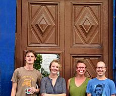 Teacher Trainers in front of our center