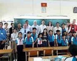 Happy Students and Teachers in Ho Chi Minh