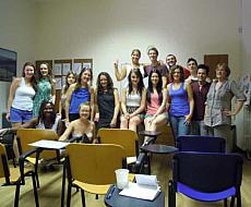 All smiles at our training center in Italy