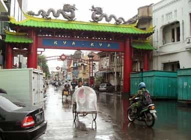 A street in Surabaya Indonesia