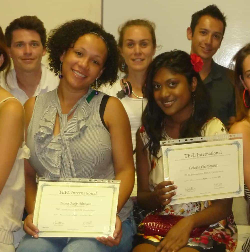 Happy Course Graduates in Rome