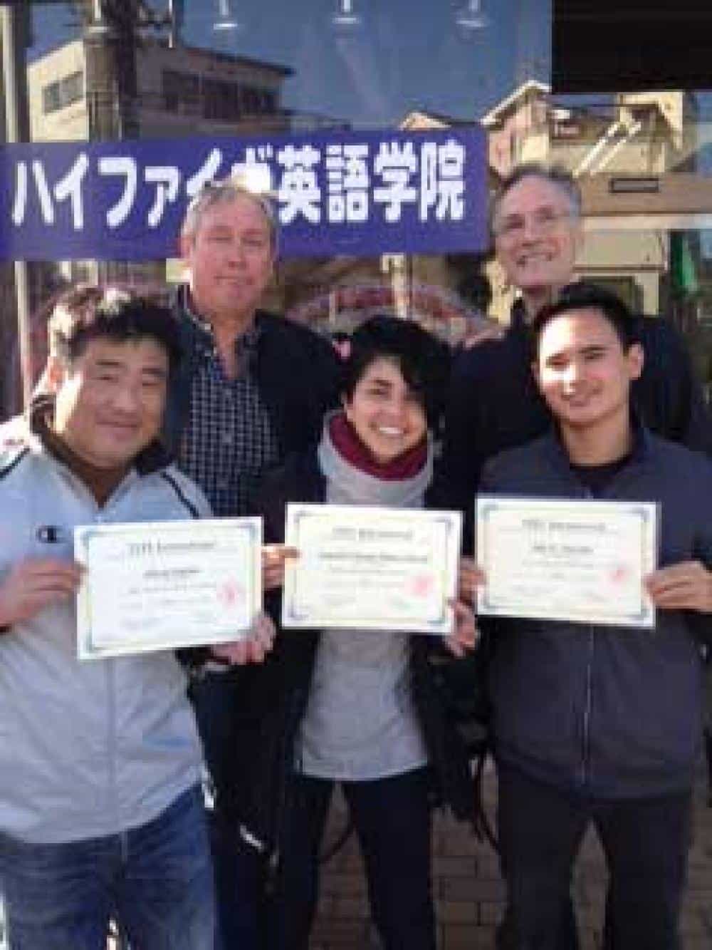 TEFL graduates in Tokyo