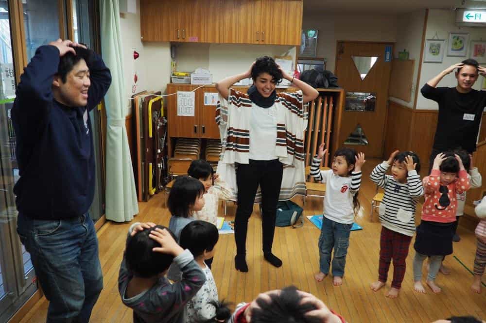 Happy Students and Teachers in Tokyo